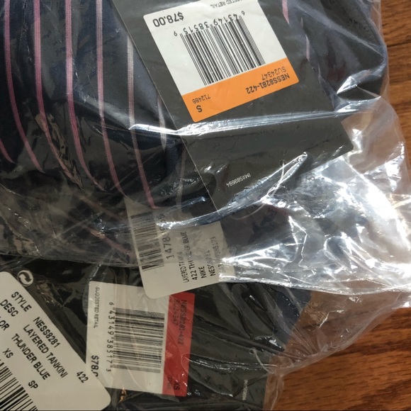 Nike Blue Layered Tankini - Picture 4 of 4